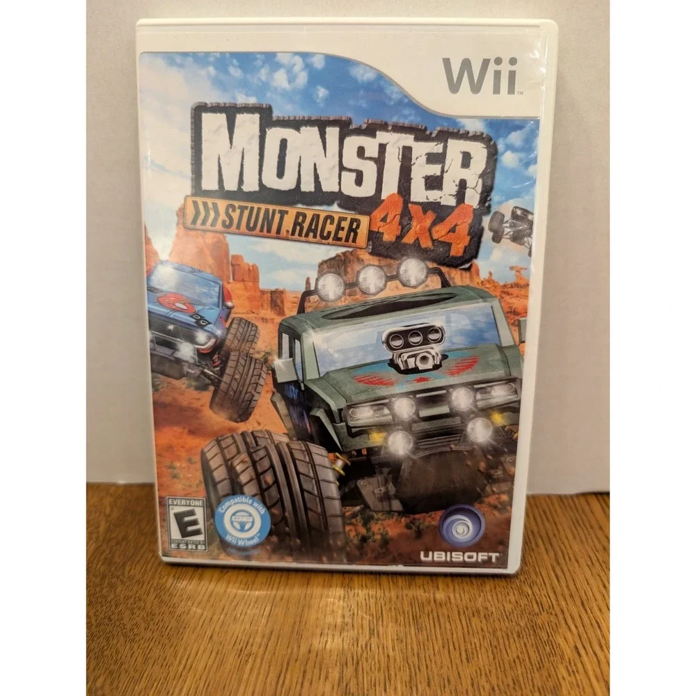 Wii Games: Monster Jam Urban Assault And Monster 4x4 Stunt Racer, Untested